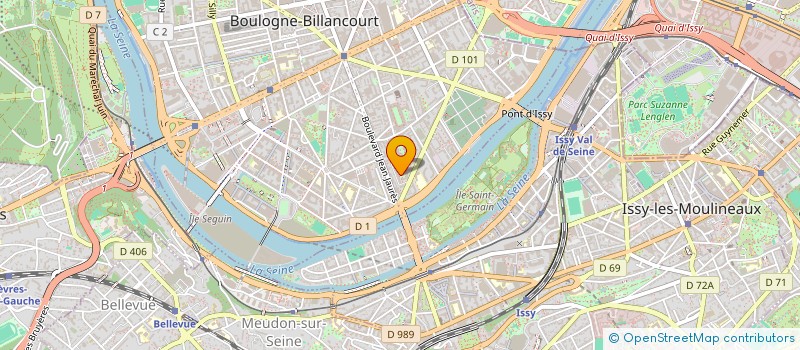 localisation de l'entreprise LOCARNO à BOULOGNE-BILLANCOURT