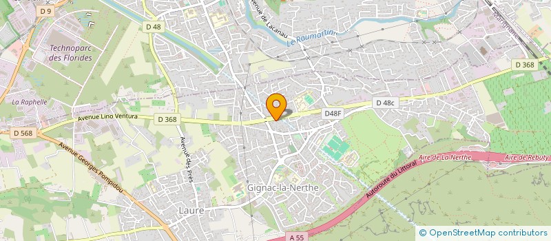 localisation de l'entreprise LOCARO à GIGNAC-LA-NERTHE