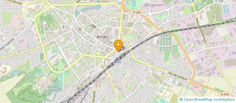 localisation de l'entreprise LOCARRAS à ARRAS