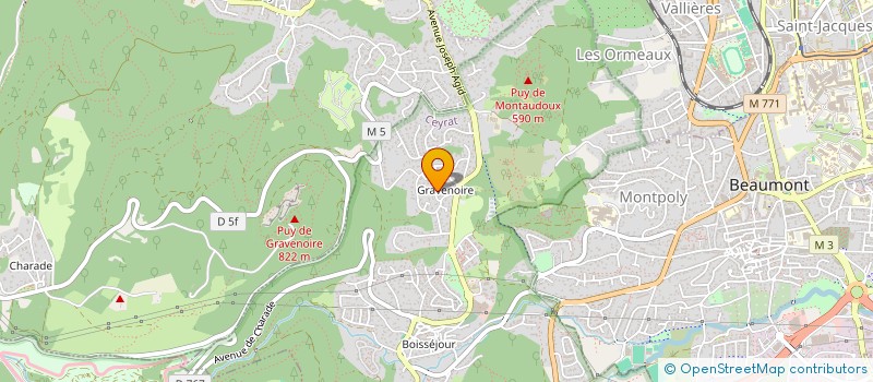 localisation de l'entreprise LOCARVERNA  CEYRAT