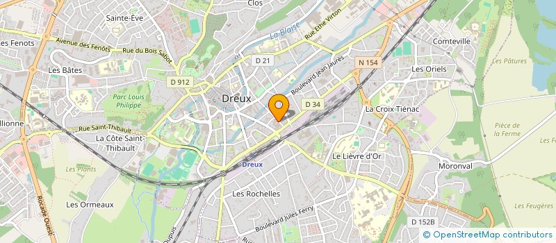 localisation de l'entreprise LOCASAC à DREUX