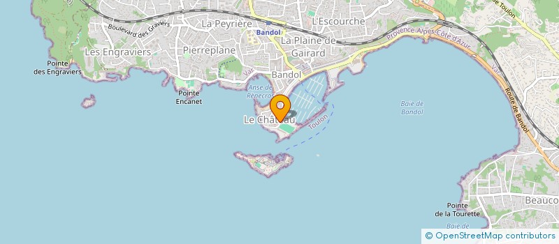 localisation de l'entreprise LOCASAIL à BANDOL