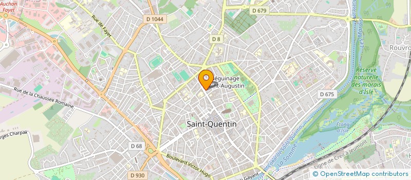 localisation de l'entreprise LOCASAT 02 à SAINT-QUENTIN