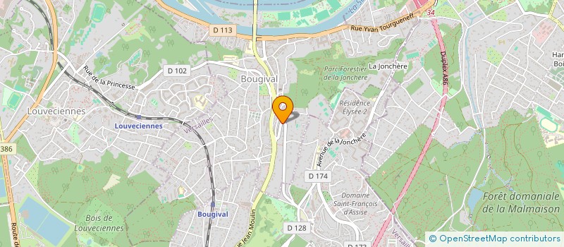 localisation de l'entreprise LOCASELECT  BOUGIVAL