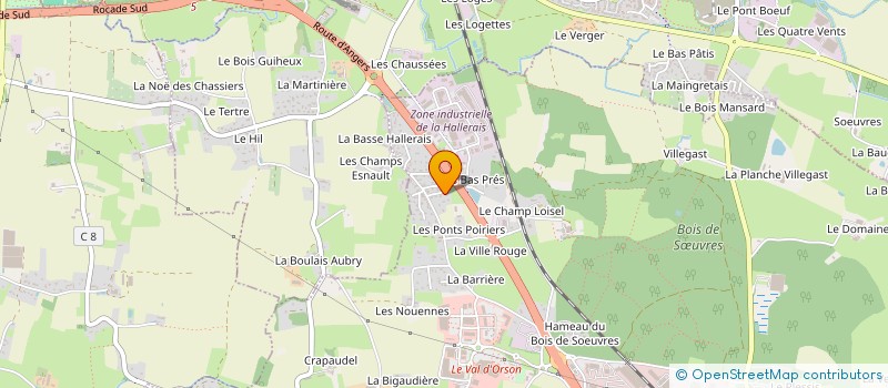 localisation de l'entreprise LOCASELY  VERN-SUR-SEICHE