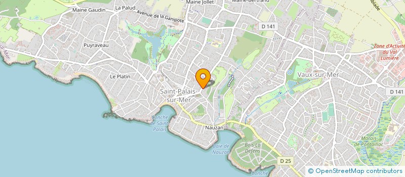 localisation de l'entreprise LOCASERVICE  SAINT-PALAIS-SUR-MER