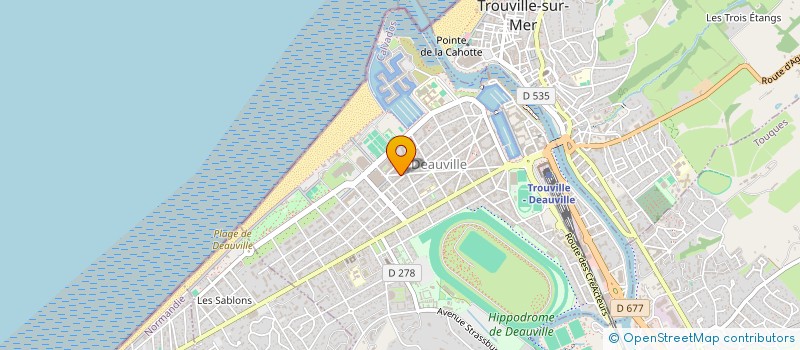 localisation de l'entreprise LOCASHOP à DEAUVILLE