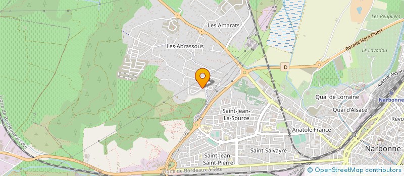 localisation de l'entreprise LOCASKAM  NARBONNE