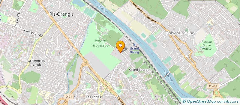 localisation de l'entreprise LOCASOL à RIS-ORANGIS