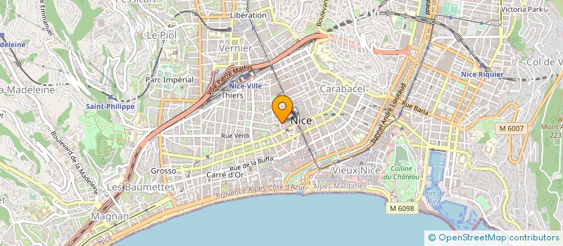 localisation de l'entreprise LOCASSISTANCE COTE D'AZUR à NICE