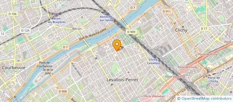 localisation de l'entreprise LOCASSON à LEVALLOIS-PERRET