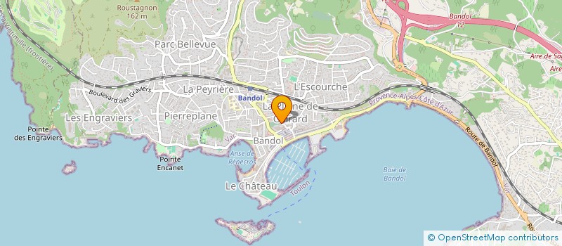 localisation de l'entreprise LOCASUB - BANDOL PLONGEE à BANDOL