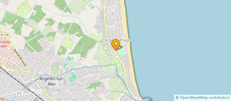 localisation de l'entreprise LOCAT BOX à ARGELES-SUR-MER