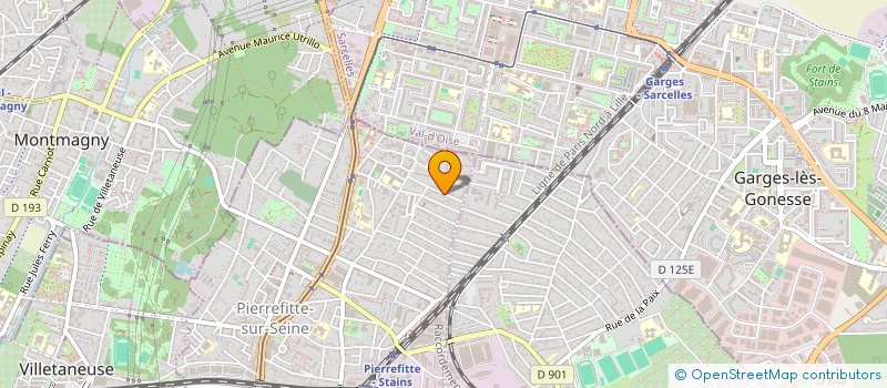 localisation de l'entreprise LOCAT CAMIONS CITERNES DU NORD à PIERREFITTE-SUR-SEINE
