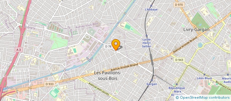 localisation de l'entreprise LOCAT ENTRETIEN MATER TRAV PUB à LES PAVILLONS-SOUS-BOIS