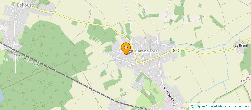 localisation de l'entreprise LOCAT'SCENE  GARANCIERES