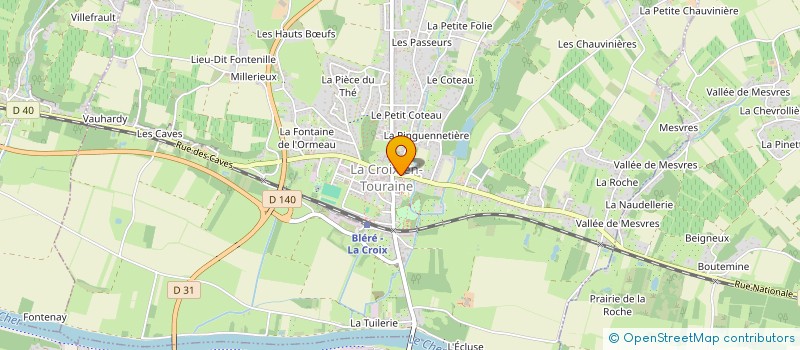 localisation de l'entreprise LOCAT VAISSELLE 37  CIVRAY-DE-TOURAINE