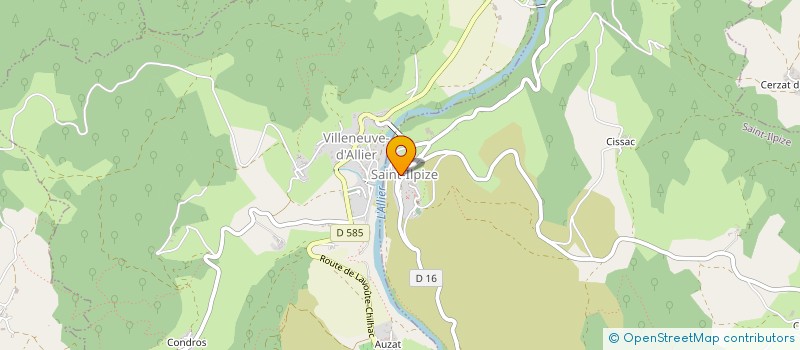 localisation de l'entreprise LOCATA 43 à SAINT-CIRGUES