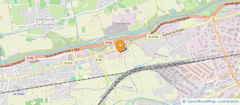 localisation de l'entreprise LOCATBRUM  LE SOLER