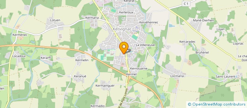 localisation de l'entreprise LOCATEA  KERVIGNAC