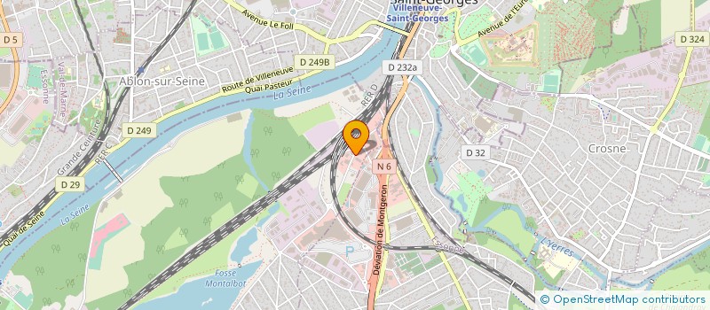 localisation de l'entreprise LOCATECHNIQUE à VIGNEUX-SUR-SEINE