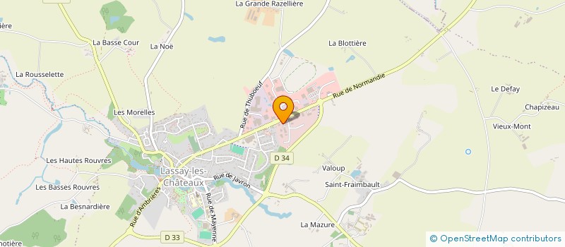localisation de l'entreprise LOCATELEC DIFFUSION  LASSAY-LES-CHATEAUX