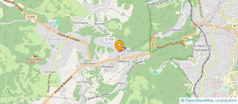 localisation de l'entreprise LOCATELLI  ORCINES