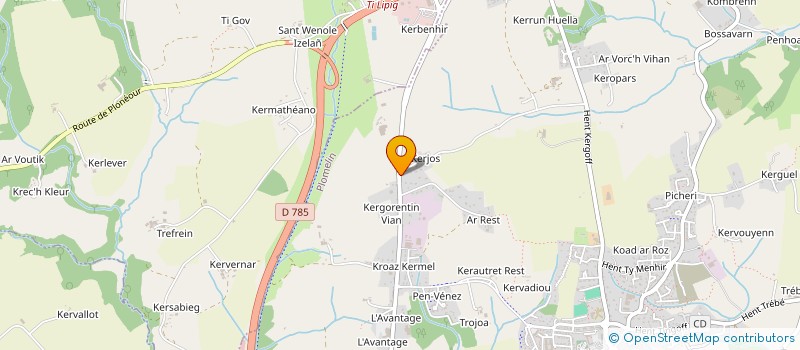 localisation de l'entreprise LOCATELLI & CO  PLOMELIN