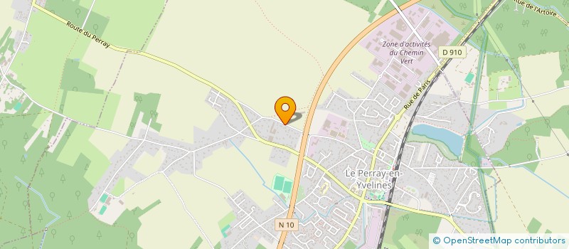 localisation de l'entreprise LOCATELLINE  LE PERRAY-EN-YVELINES