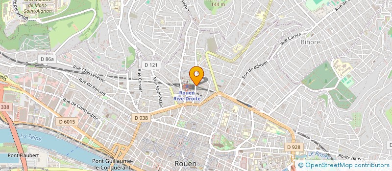 localisation de l'entreprise LOCATEO à ROUEN