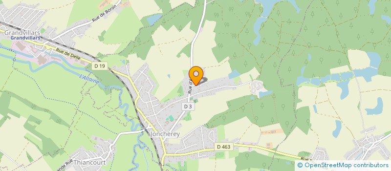 localisation de l'entreprise LOCATEX SARL  JONCHEREY