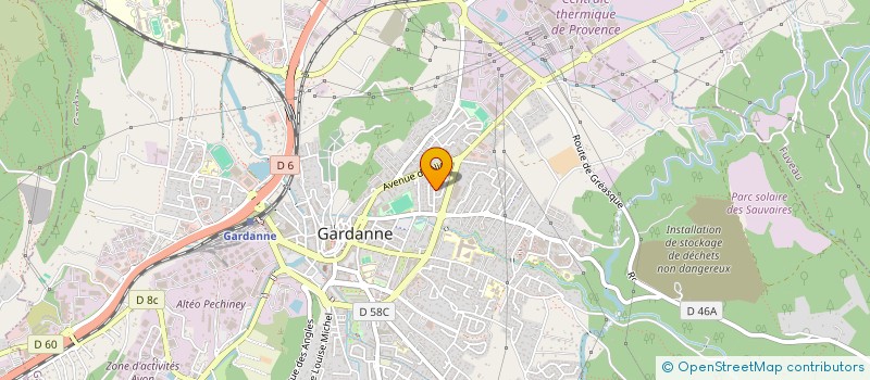 localisation de l'entreprise LOCATHEME à GARDANNE