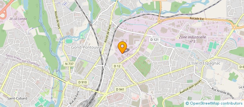 localisation de l'entreprise LOCATI à GOND-PONTOUVRE