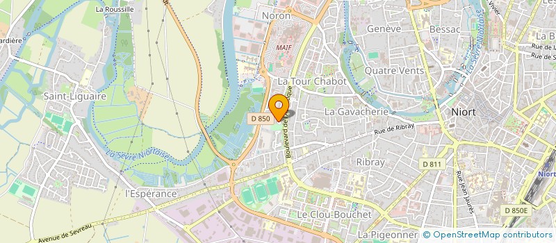localisation de l'entreprise LOCATIF GATAUDIERES à NIORT