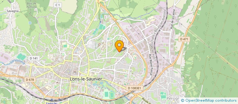 localisation de l'entreprise LOCATIF MR ET MME CHARVIN  LONS-LE-SAUNIER