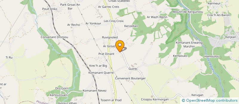 localisation de l'entreprise LOCATION 22  PLOUBEZRE