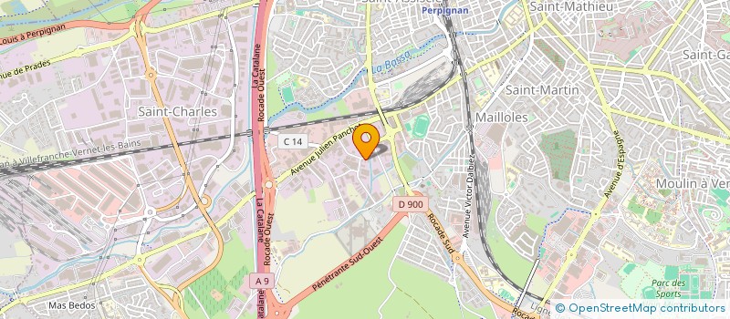 localisation de l'entreprise LOCATION 253  PERPIGNAN