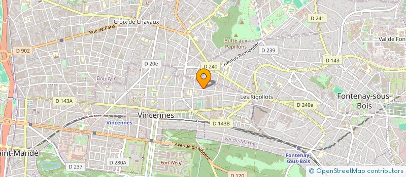 localisation de l'entreprise LOCATION 7 GUYNEMER à VINCENNES
