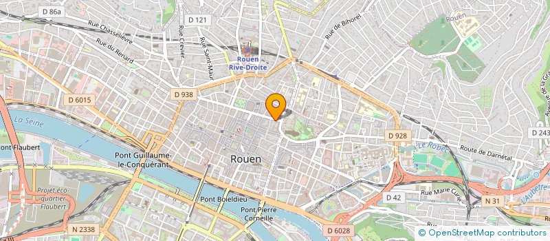 localisation de l'entreprise LOCATION 76 à ROUEN