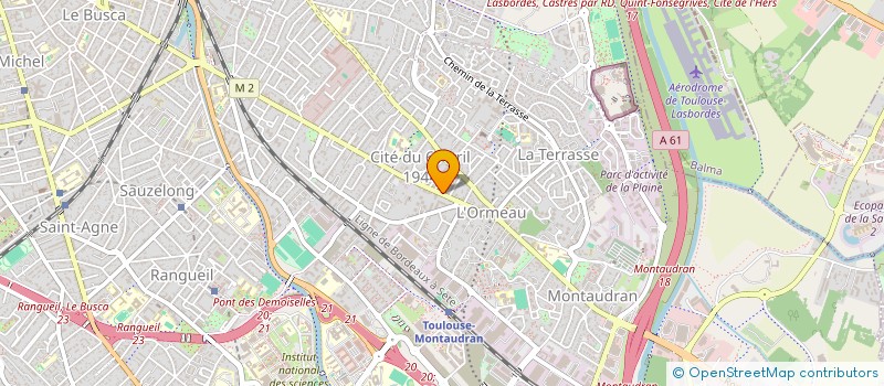 localisation de l'entreprise LOCATION AMENAGEMENT à TOULOUSE