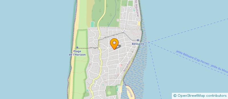 localisation de l'entreprise LOCATION APPART. 27 RUE DES MESANGES CAP-FERRET à LEGE-CAP-FERRET