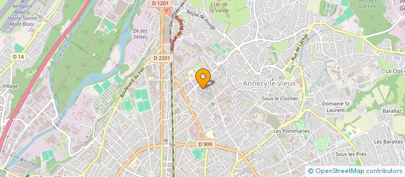 localisation de l'entreprise LOCATION APPARTEMENT INDIVIS DECARRE-COLLOMB à ANNECY