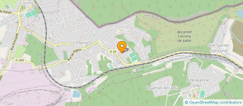 localisation de l'entreprise LOCATION APPARTEMENTS MOSELLE  L'HOPITAL