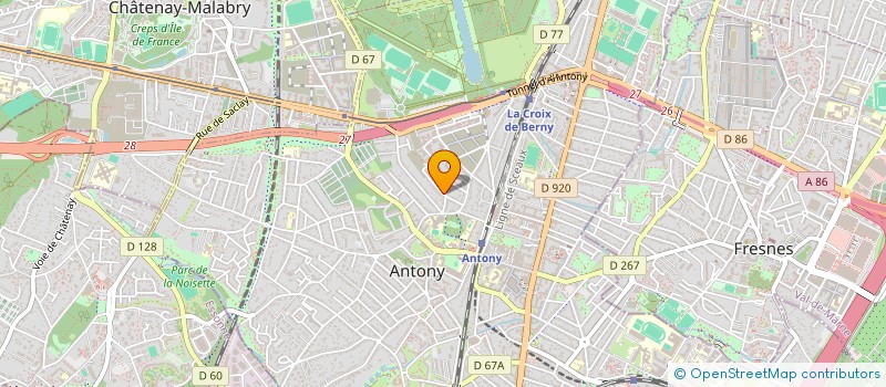 localisation de l'entreprise LOCATION AURELIA GUILLAUME à ANTONY