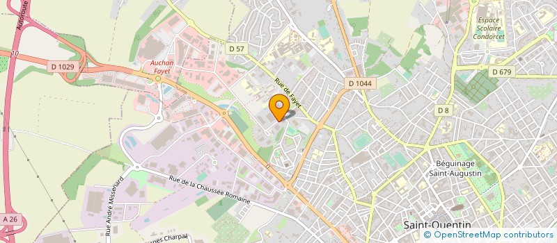 localisation de l'entreprise LOCATION AUTOMOBILE NEGOCE IMPORT EXPORT 02 à SAINT-QUENTIN
