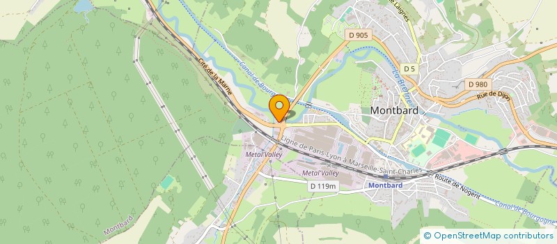 localisation de l'entreprise LOCATION AVALLONNAISE à MONTBARD