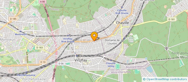 localisation de l'entreprise LOCATION AVENUE DU GENERAL LECLERC  VIROFLAY