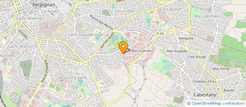 localisation de l'entreprise LOCATION AYRAL FALCONE  PERPIGNAN