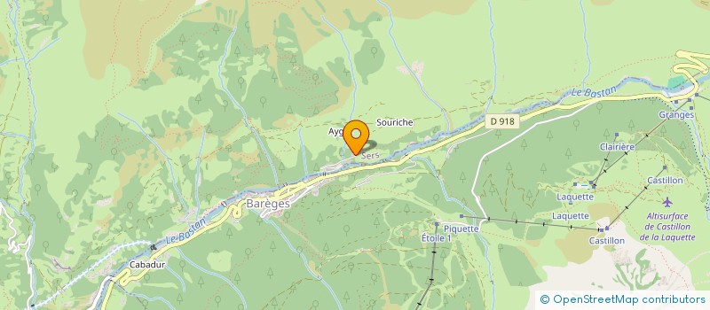 localisation de l'entreprise LOCATION BAREGES  SERS