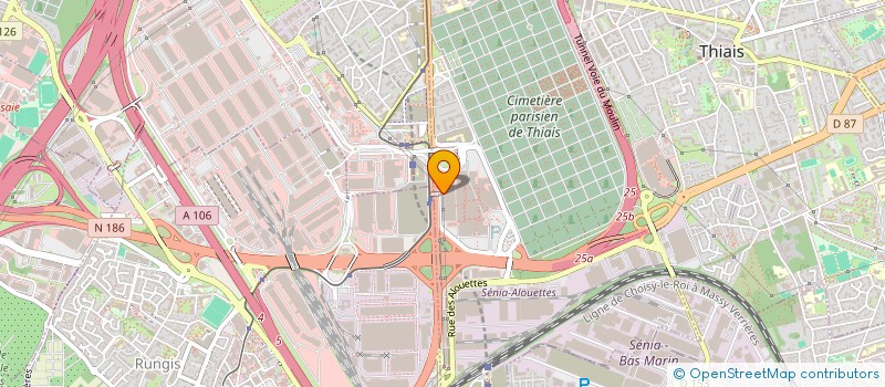 localisation de l'entreprise LOCATION BENNES DEMOLITON (LBD)  THIAIS